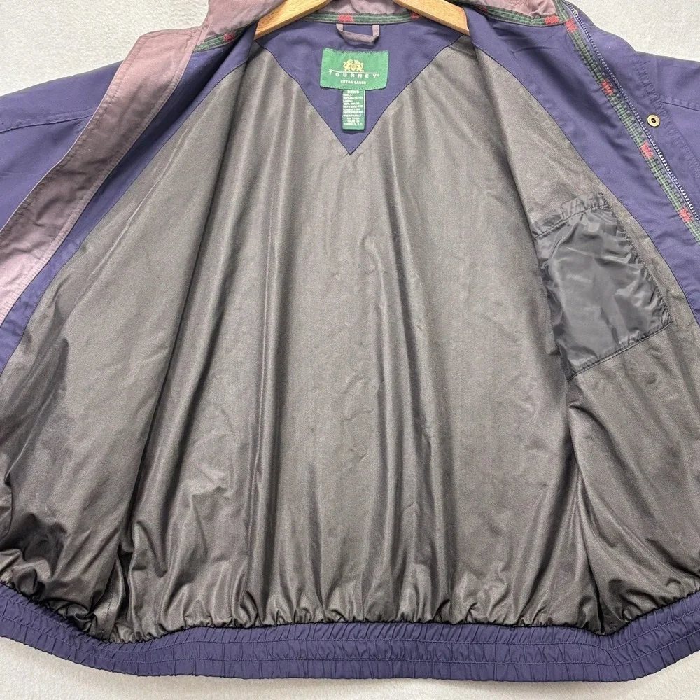 Vintage Tourney Gore Tex Windbreaker Jacket Mens XL Blue Full Zip/snap Gorpcore